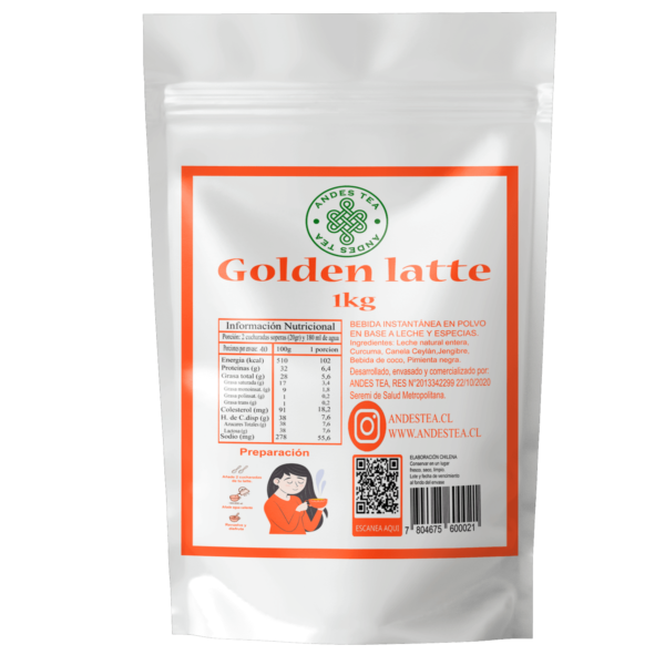 Golden latte leche dorada de cúrcuma Golden milk