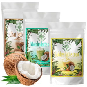 chai latte coco golden latte coco matcha latte coco