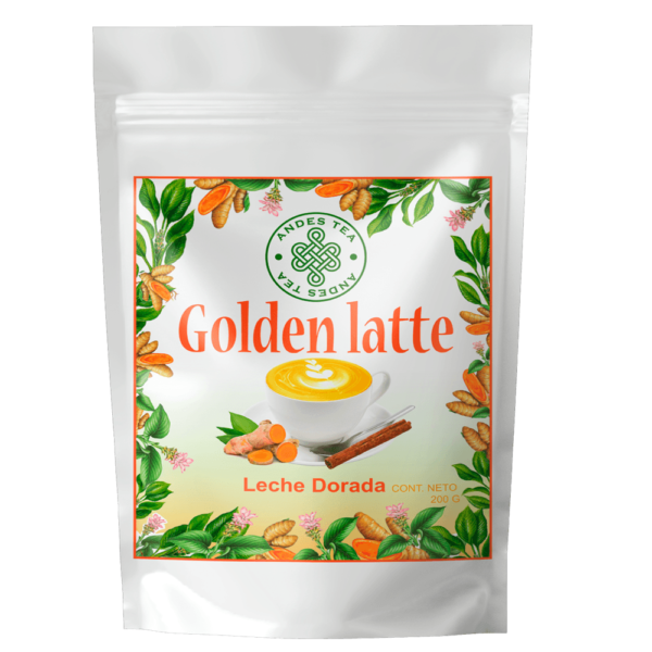 Golden latte leche dorada de cúrcuma Golden milk