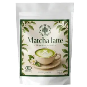 Matcha Latte Andes Tea con té matcha japonés orgánico