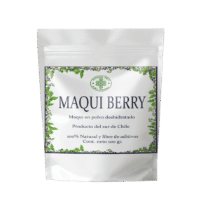 Maqui deshidratado 100% natural, fruto silvestre del sur de Chile