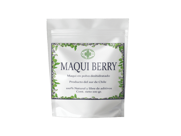 Maqui deshidratado 100% natural, fruto silvestre del sur de Chile