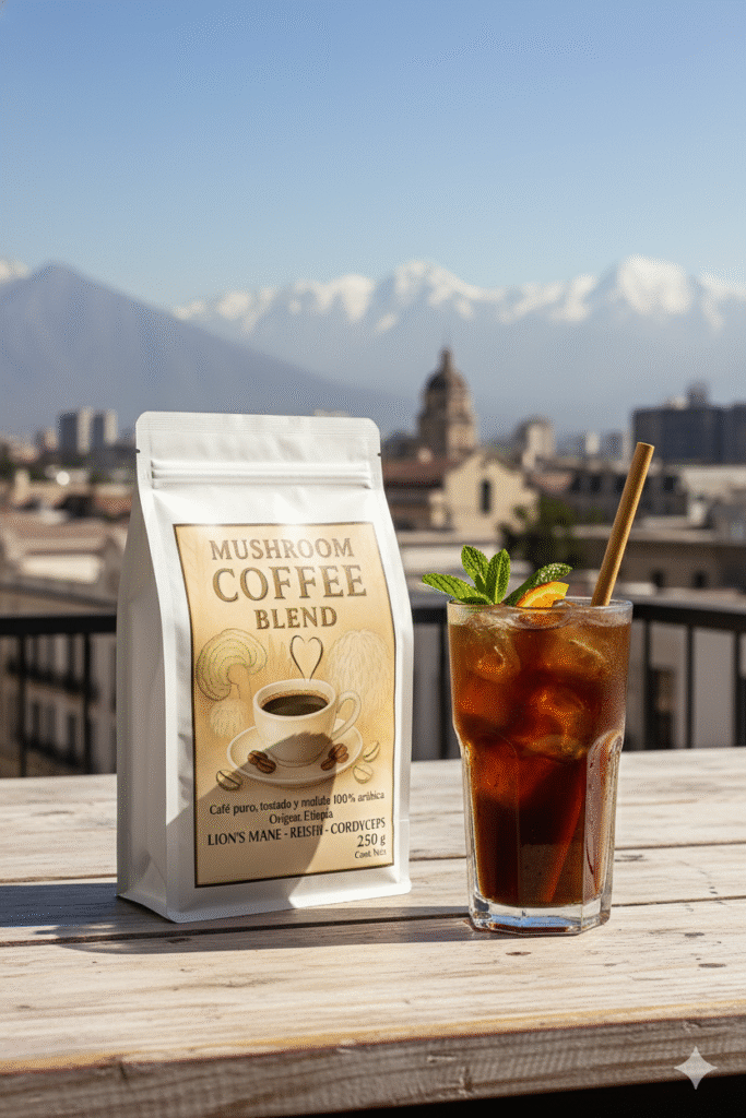 Mushroom Coffee Blend andes tea