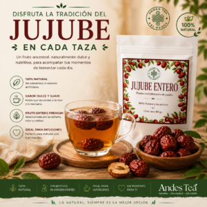 Jujube Entero Premium Andes Tea fruto deshidratado natural para infusiones
