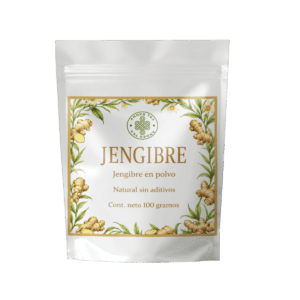 Jengibre en Polvo Andes Tea elaborado a partir de raíz de jengibre natural