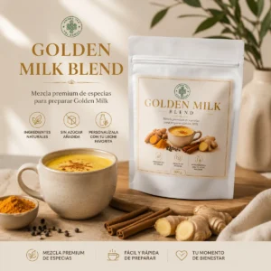Golden milk blend leche dorada Andes Tea 