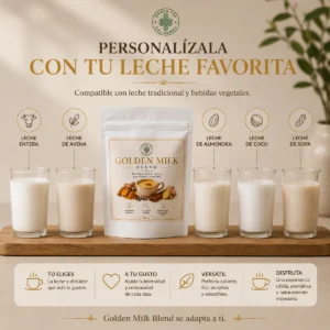 Golden milk blend leche dorada Andes Tea 