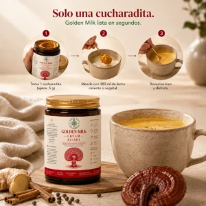 Golden milk cream Reishi 3