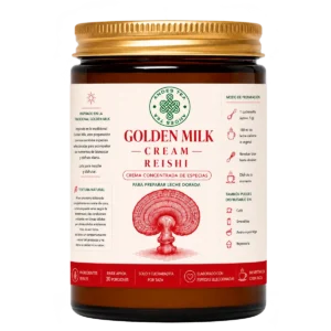 Golden Milk Cream Reishi 150 g Andes Tea concentrado de especias con extracto de Reishi
